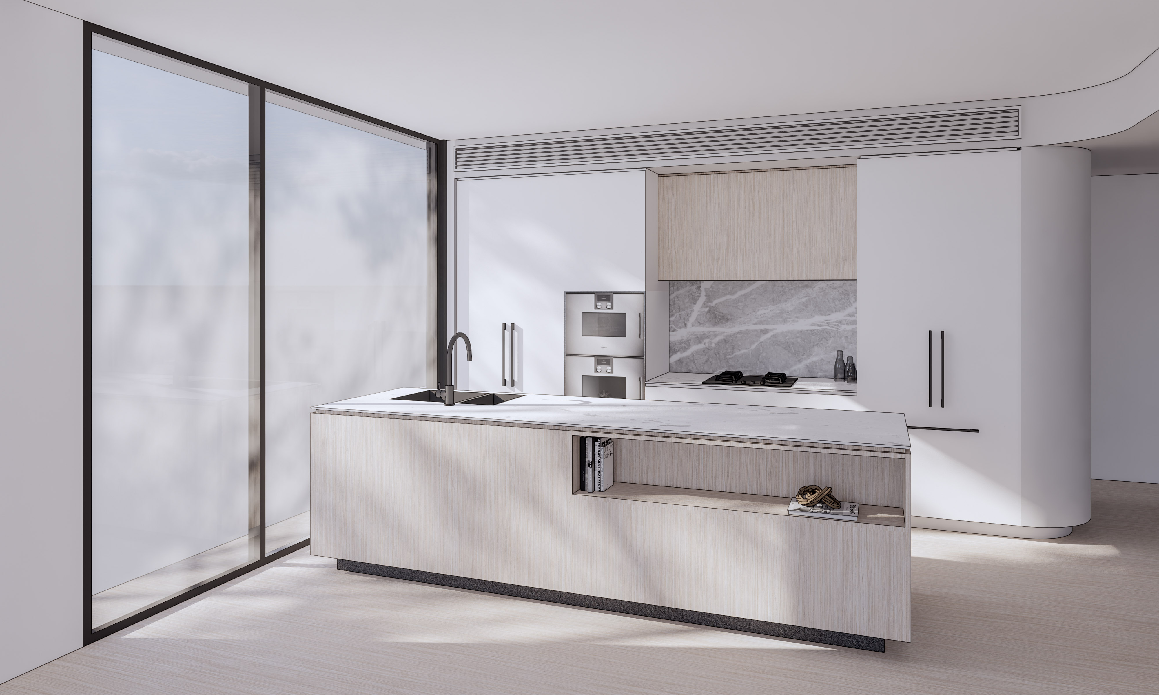 Kitchen Perspective 1