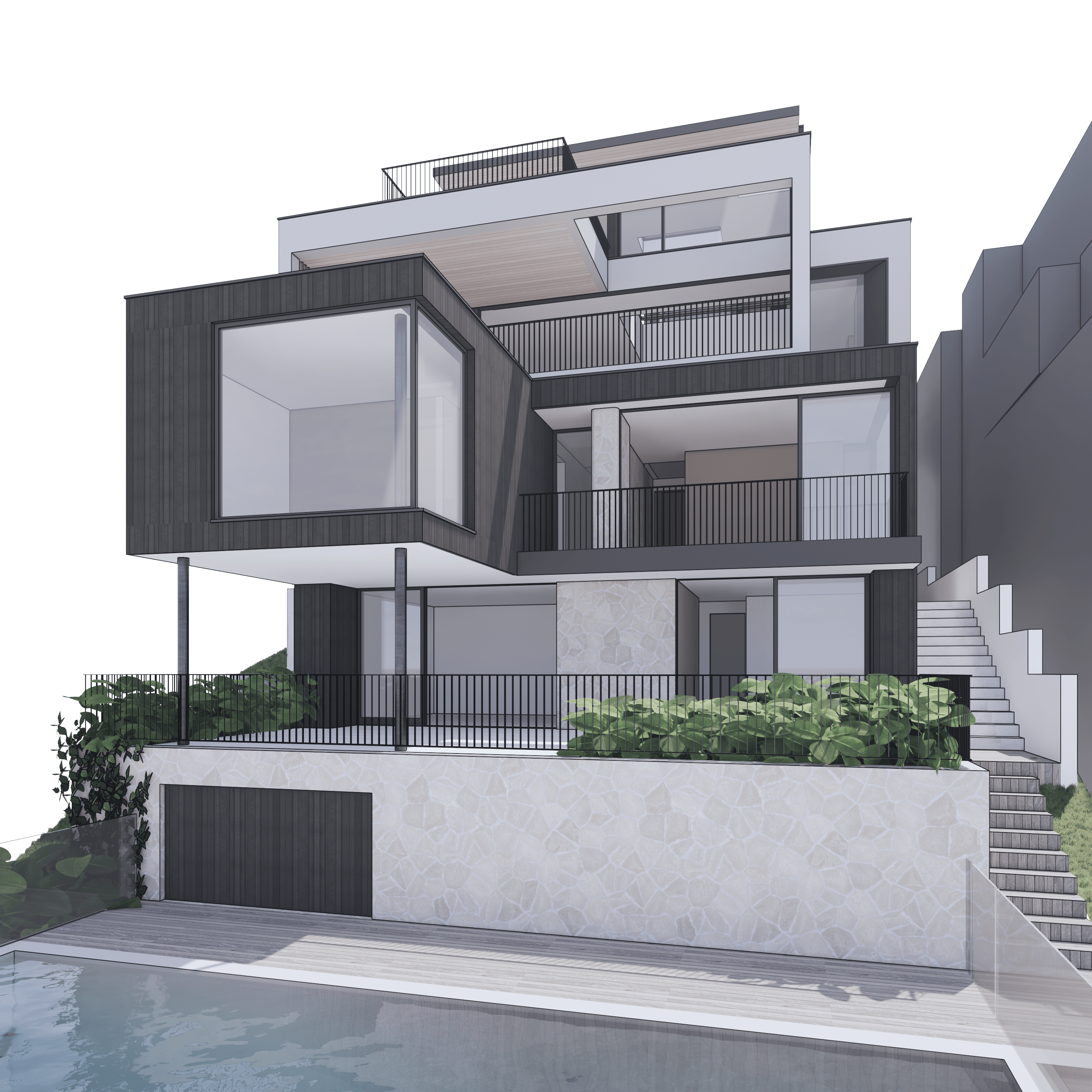 Facade Perspective 1